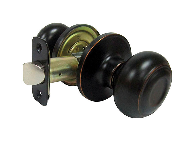 Faultless Fancy Mushroom Polished Brass Passage Door Knob