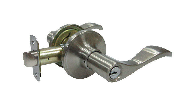 Faultless Naples Lever Satin Nickel Lever Lock