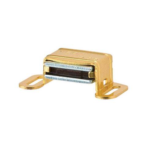 Ives 0.6 in. H X 3.1 in. W X 1 in. D Polished Brass Aluminum Magnetic Catch
