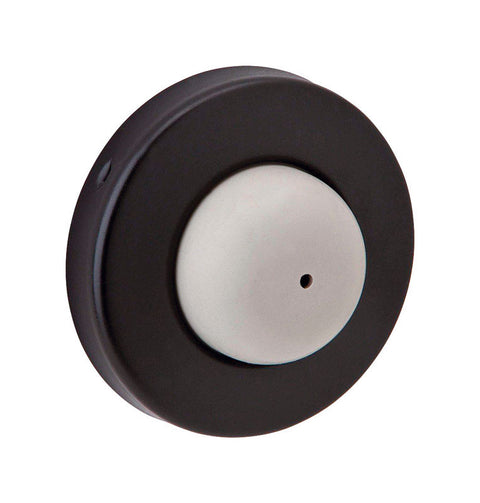 Ives 1 in. W X 3/8 in. L Brass Oil Rubbed Bronze Wall Door Stop Mounts to wall