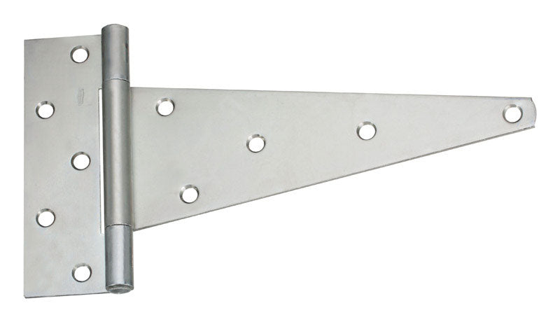 National Hardware 12 in. W X 12 in. L Zinc Plated Steel Heavy Duty T Hinge 1 pk