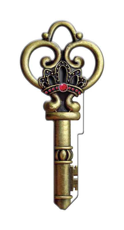 Lucky Line Skeleton House Key Blank Single Multicolored (Pack of 5)