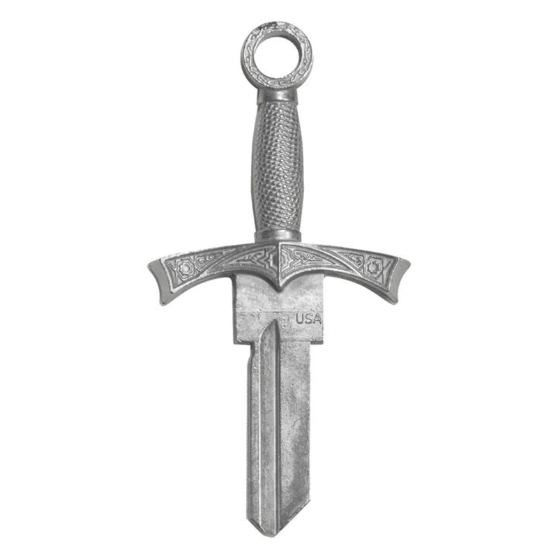 Lucky Line Sword House Key Blank Double For KW1 Silver (Pack of 5)