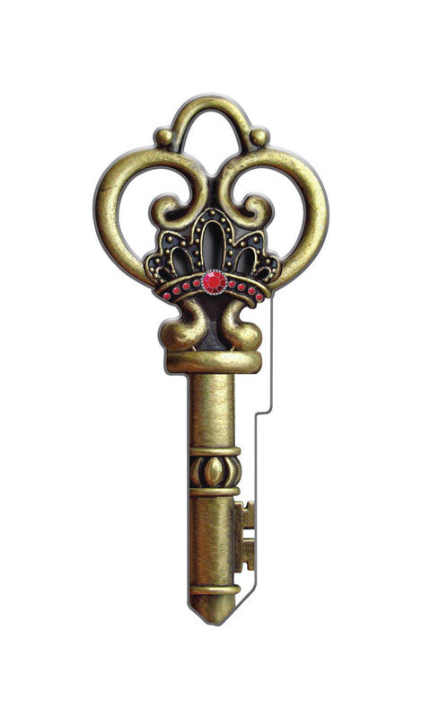 Lucky Line Skeleton House Key Blank Double For Kwikset KW1/11 Multicolored (Pack of 5)