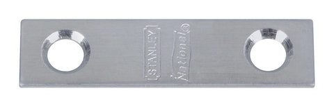 National Hardware .5 in. H X 1/2 in. W X 2 in. L Satin Stainless Steel Mending Brace