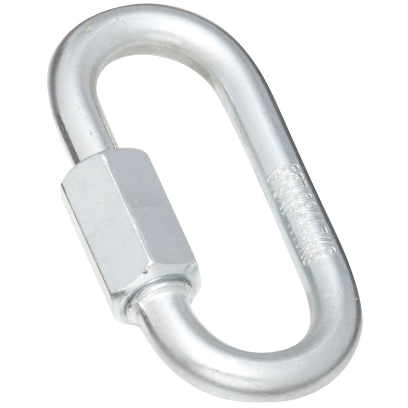 Eslabón rápido de acero galvanizado National Hardware, capacidad de 1760 lb, 2.91 pulg. de largo