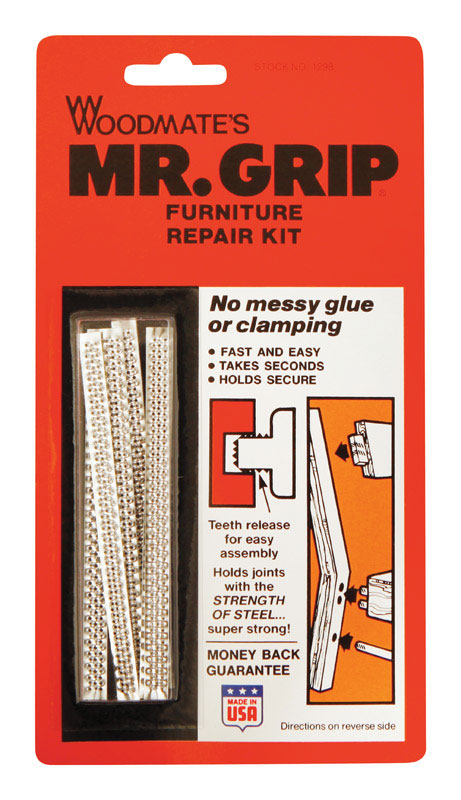 Woodmate's Mr. Grip 1/2 in. D X 4 in. L Steel Screw Hole Repair Kit 1 pk