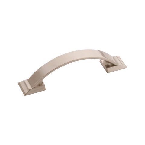 Amerock Candler Transitional Arch Cabinet Pull 3 in. Satin Nickel Silver 1 pk