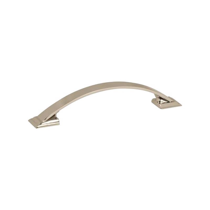 Amerock Candler Transitional Arch Cabinet Pull 3-3/4 in. Polished Nickel Silver 1 pk