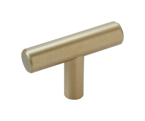 Amerock Contemporary Bar Cabinet Pull Champagne Gold 1 pk