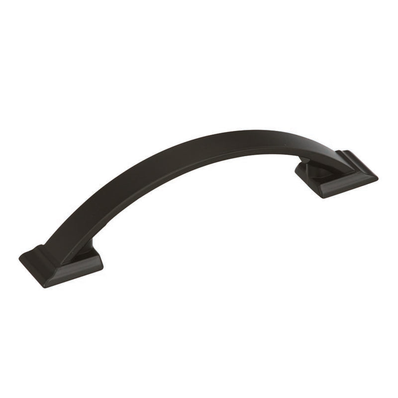 Amerock Candler Transitional Arch Cabinet Pull 3-3/4 in. Black Bronze Black 1 pk