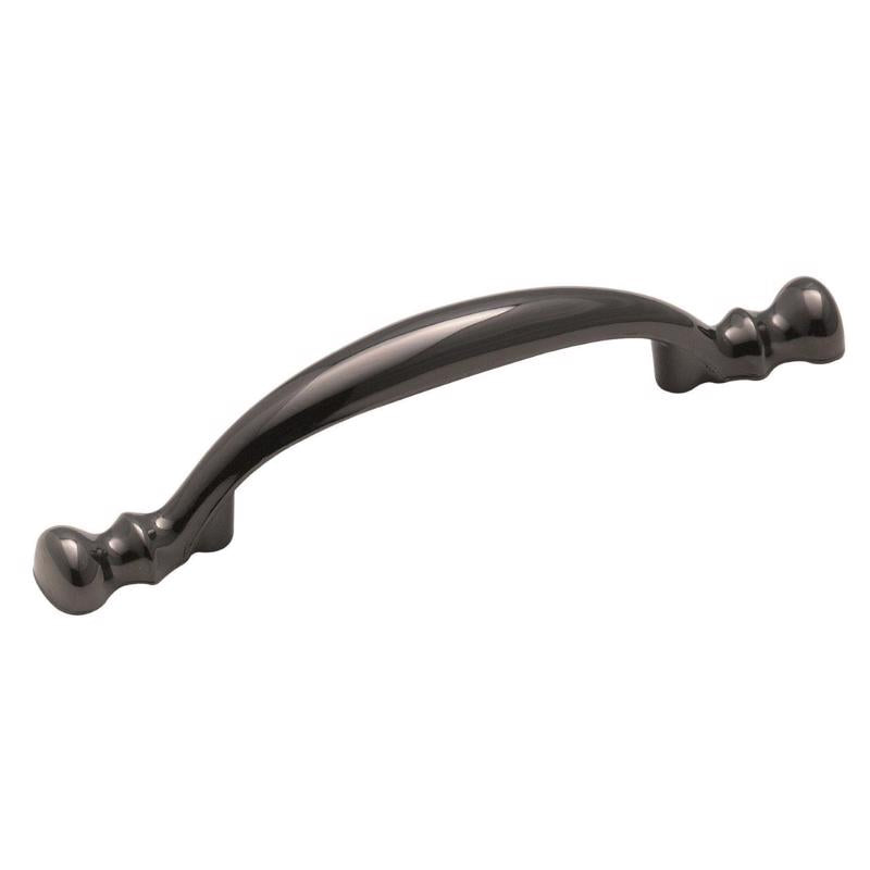 Amerock Traditional Arch Cabinet Pull 3 in. Black Nickel Gray 1 pk
