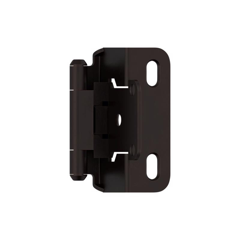 Amerock 2-1/4 in. L Oil Rubbed Bronze Cabinet Hinge 2 pk