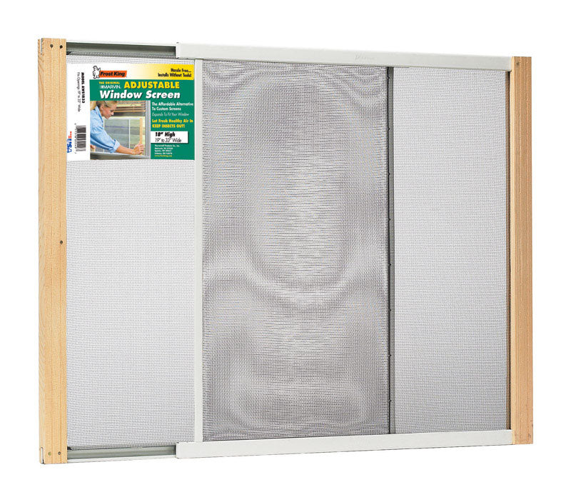 Frost King WB Marvin 19 33 in. W in. Steel Adjustable Window Screen (Pack of 12)
