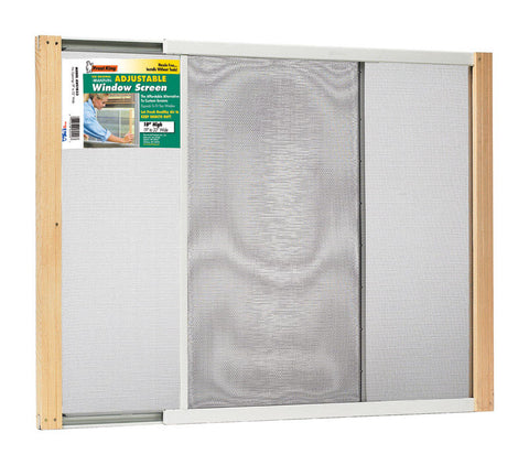 Frost King WB Marvin 19 33 in. W in. Steel Adjustable Window Screen (Pack of 12)