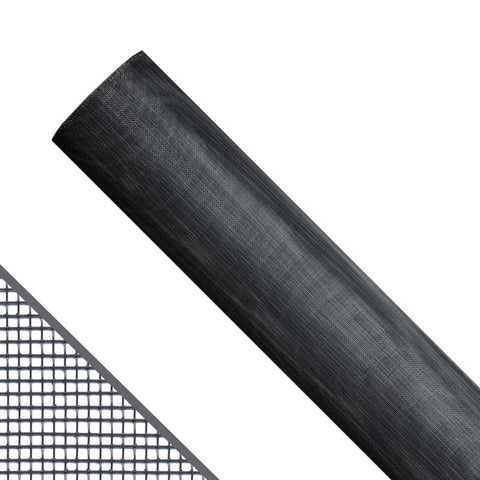 Malla mosquitera de aluminio color carbón Saint-Gobain ADFORS de 36 pulg. de ancho x 100 pies de largo