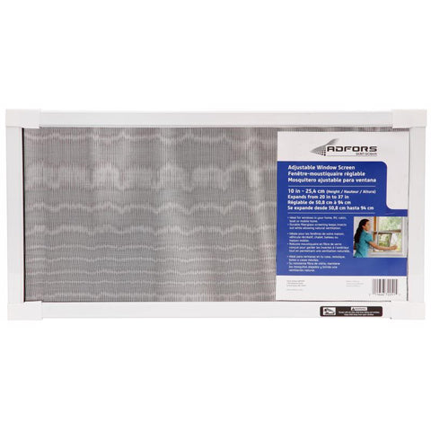 Saint-Gobain ADFORS 20 37 in. W in. Fiberglass Adjustable Window Screen (Pack of 6)