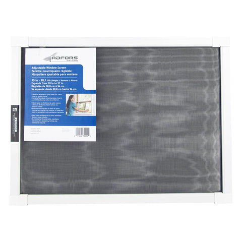 Saint-Gobain ADFORS 20 37 in. W in. Fiberglass Adjustable Window Screen (Pack of 6)