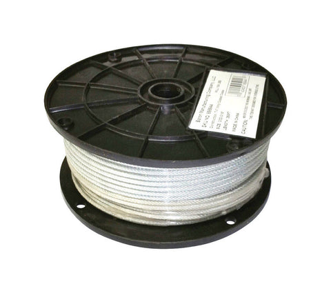 Baron 3/32 in. D X 250 ft. L Clear Vinyl Galvanized Steel Aircraft Cable