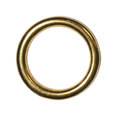 Baron Jumbo Polished Silver Brass 2 in. L Ring 1 pk