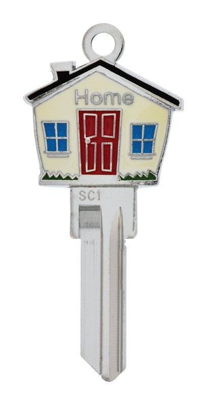 HILLMAN 3D Keys House/Office Universal Key Blank Single For Universal (Pack of 4)