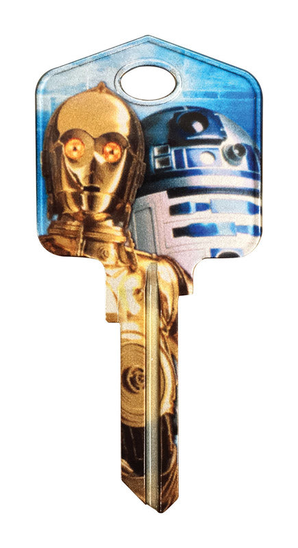 HILLMAN Star Wars Droids House/Padlock Universal Key Blank Single (Pack of 5)