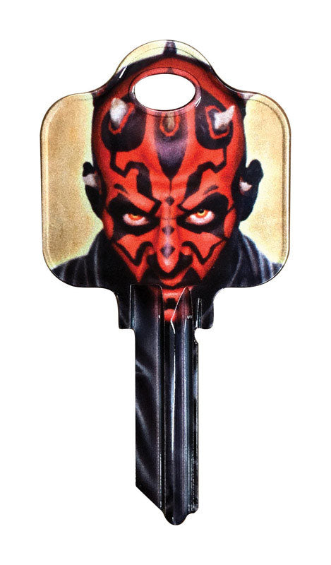 HILLMAN Star Wars Darth Maul House/Padlock Universal Key Blank Single (Pack of 5)
