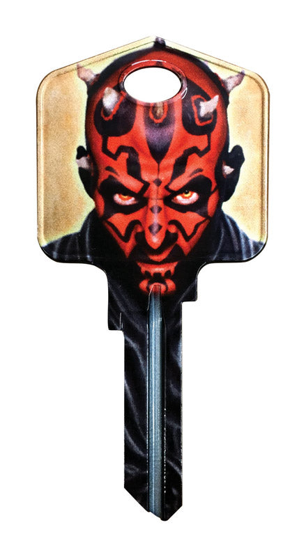 HILLMAN Star Wars Darth Maul House/Padlock Universal Key Blank Single (Pack of 5)