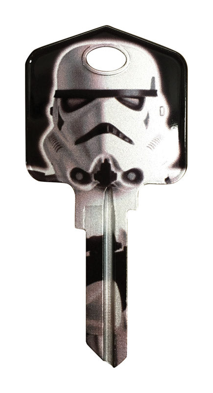 HILLMAN Star Wars Stormtrooper House/Padlock Universal Key Blank Single (Pack of 5)