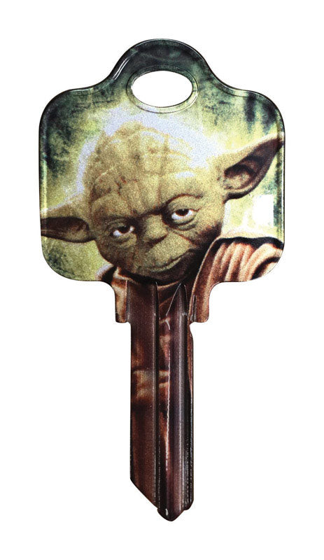 HILLMAN Star Wars Yoda House/Padlock Universal Key Blank Single (Pack of 5)