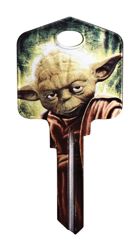 HILLMAN Star Wars Yoda House/Padlock Universal Key Blank Single (Pack of 5)