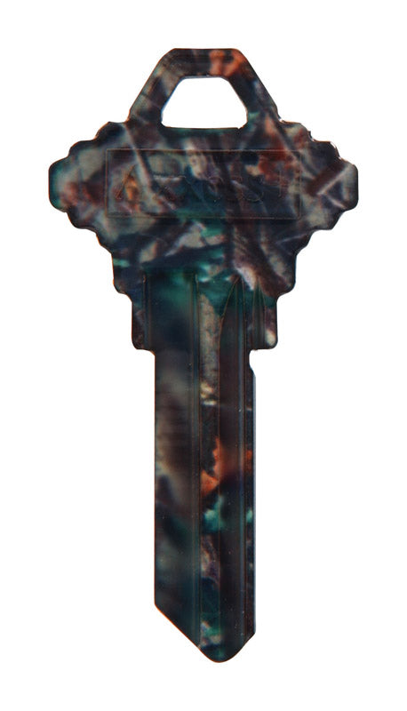 HILLMAN Wackey Camo House/Office Universal Key Blank Single (Pack of 6)