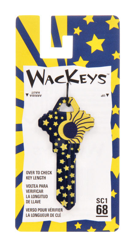 HILLMAN Wackey Sun & Moon House/Office Universal Key Blank Single (Pack of 6)