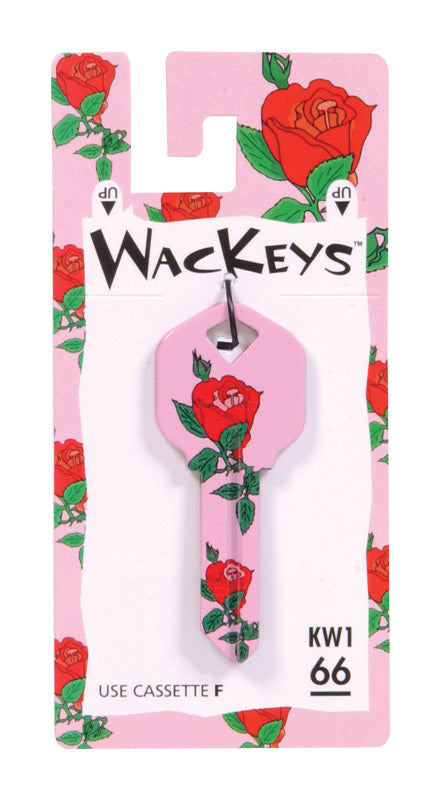 HILLMAN Wackey Roses House/Office Universal Key Blank Single (Pack of 6)