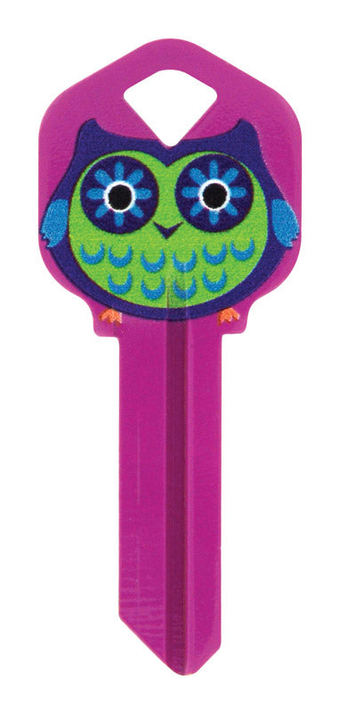 HILLMAN Wackey Owl House/Office Universal Key Blank Single (Pack of 6)