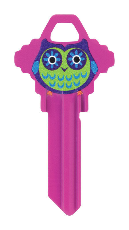 HILLMAN Wackey Owl House/Office Universal Key Blank Single (Pack of 6)
