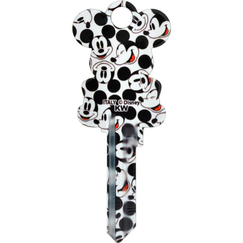 HILLMAN Disney Mickey Mouse House/Padlock Universal Key Blank Double (Pack of 5)