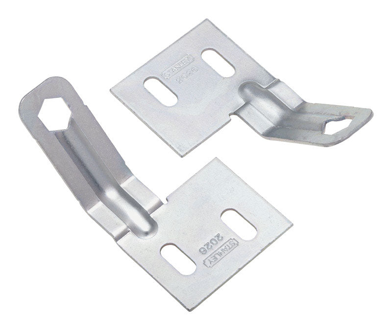 Alineador de puertas batientes de acero galvanizado National Hardware, paquete de 2