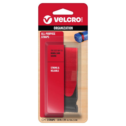 VELCRO Brand Medium Nylon Hook and Loop Fastener 18 in. L 2 pk (Pack of 6)