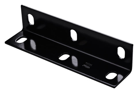 National Hardware 2.1 in. H X 9 in. W X 0.125 in. D Black Carbon Steel Inside/Outside Wide Corner Br (Pack of 5)