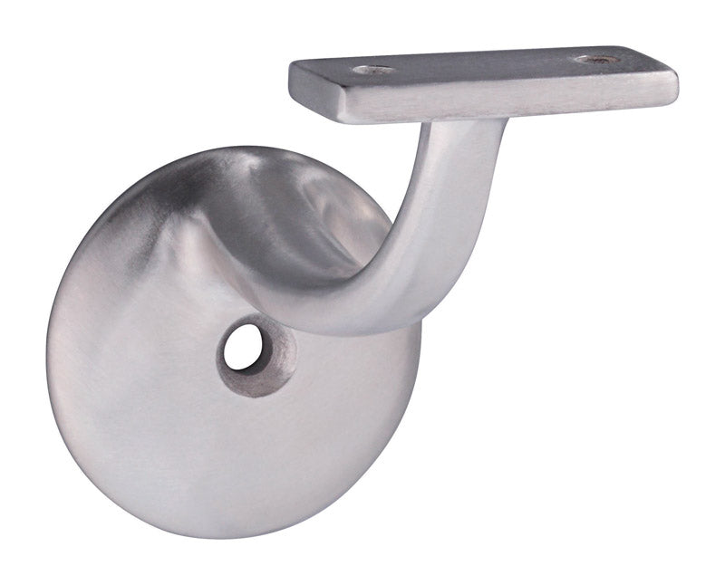 Soporte para pasamanos de acero inoxidable plateado National Hardware, 250 lb (paquete de 3)