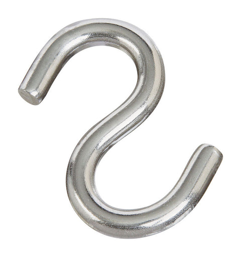 National Hardware Medium Silver Stainless Steel 2.5 in. L Open S-Hook 145 lb 1 pk