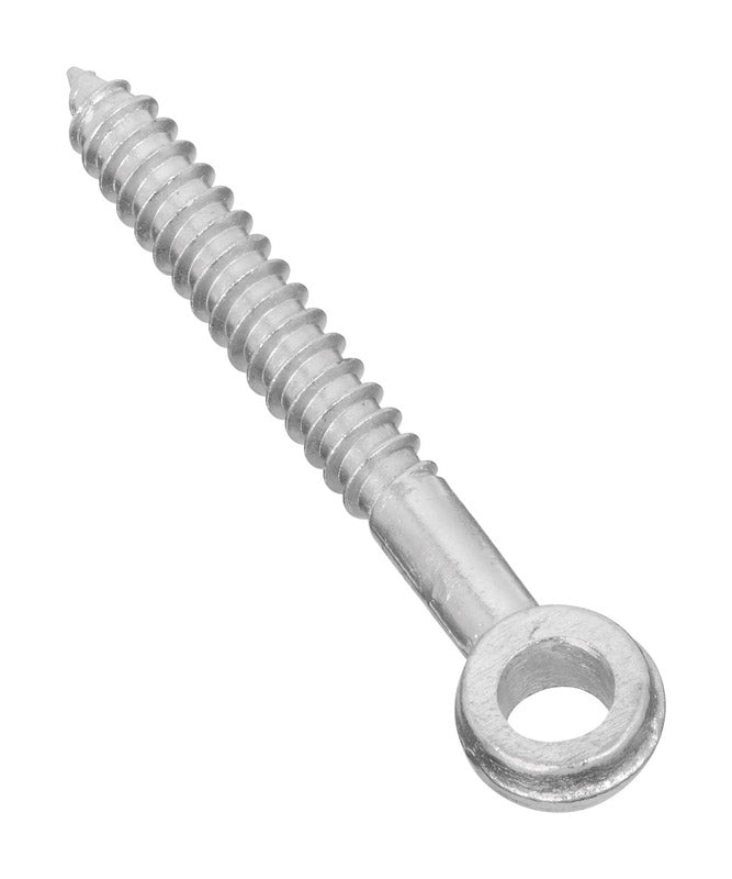 National Hardware 1 in. D X 4 in. L Zinc-Plated Steel Screw Eye 150 lb 1 pk