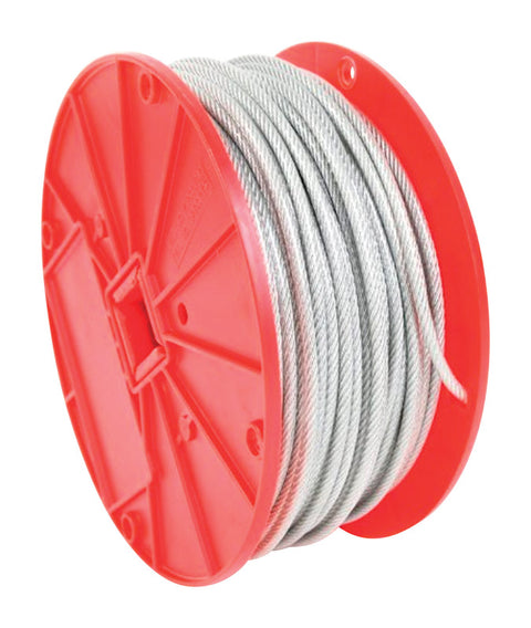 Baron 0.125 in. D X 500 ft. L Galvanized Steel Cable