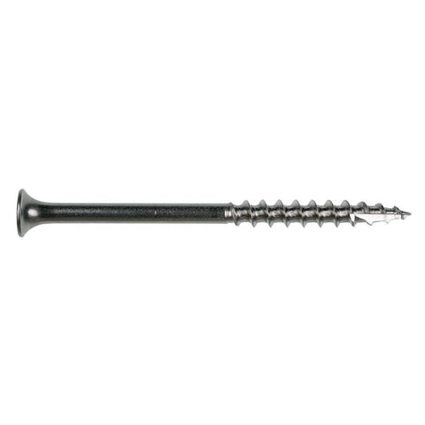 Simpson Strong-Tie No. 10 X 3 in. L Square Stainless Steel Coarse Wood Screws 68 pk