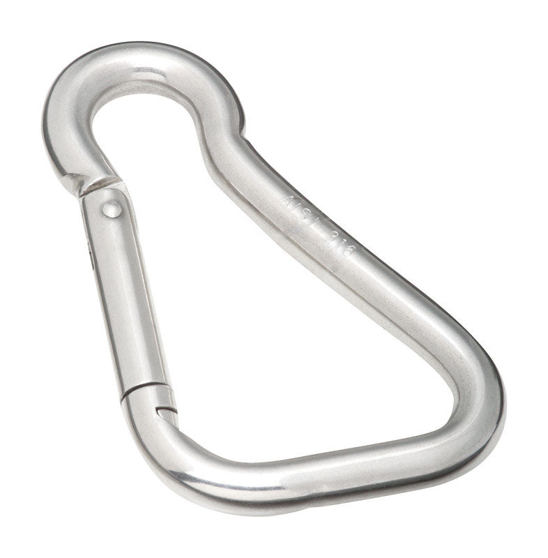 National Hardware 3/4 in. D X 4-3/4 in. L Stainless Steel Spring Snap 1100 lb (Pack of 3)