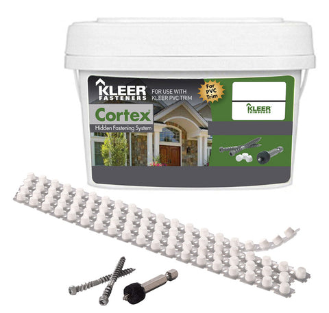 Kleer Cortex No. 7 acre X 2 in. L Hex Drive Hex Head Self Tapping Trim Screws with Plugs (Pack of 4)