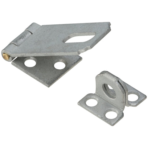National Hardware Galvanized Steel 2-1/2 in. L Safety Hasp 1 pk (Pack of 5)