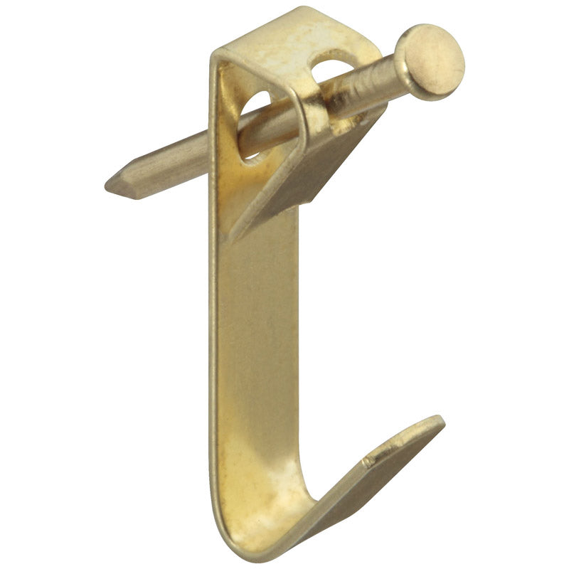 National Hardware Brass-Plated Picture Hanger 10 lb 10 pk (Pack of 5)