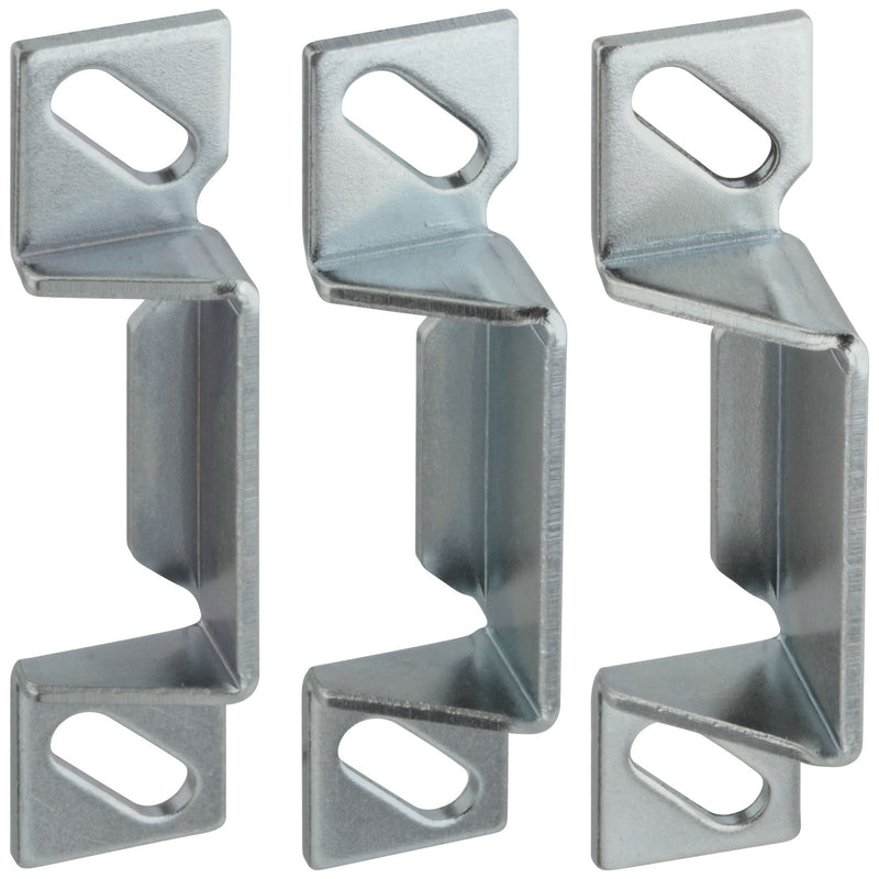 National Hardware Zinc-Plated Aluminum Door Strike 1 pk (Pack of 5)